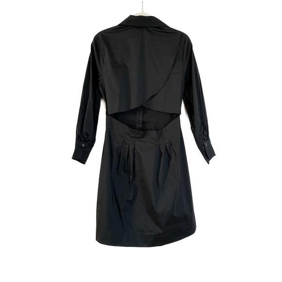 Veronica Beard Polina Button Front Pleated Shirt Dress Size 2 NWT - Picture 7 of 7